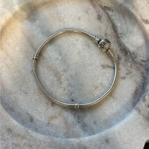Classic Pandora Charm Bracelet - 7”- Sterling Silver
